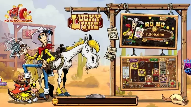 Cốt truyện của game Slot Lucky Luke cực kỳ thú vị